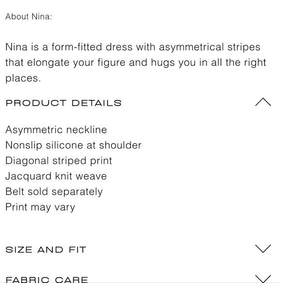 Hanifa Nina Dress Black, White, and Green Striped Long Sleeve Dress 2X - Picture 5 of 8